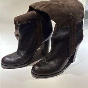 Brown Leather Women's Boots